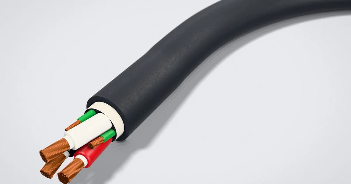 Cable Type G 2000V de 3 y 4 Conductores: Tierra Simétrica Dividida en Minería